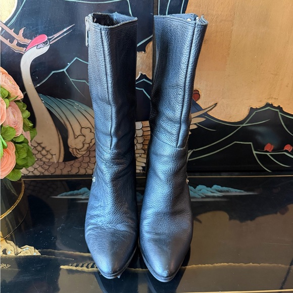 MICHAEL KORS Bassey Black Leather
Convertible Boots - Size 9M - Picture 3 of 10